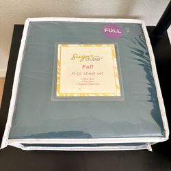 Brand new Full Sugar Studio 6-piece bed sheet set