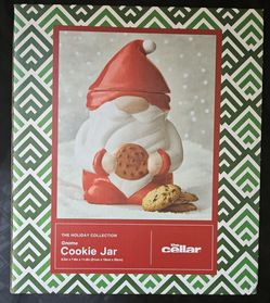 Christmas GNOME COOKIE JAR