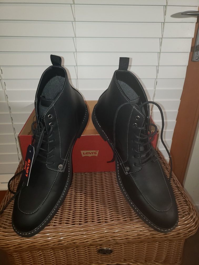 Levi's Shoes Norfolk UL Black Boots - Men's Shoe Size 9 - 51856001A size 13