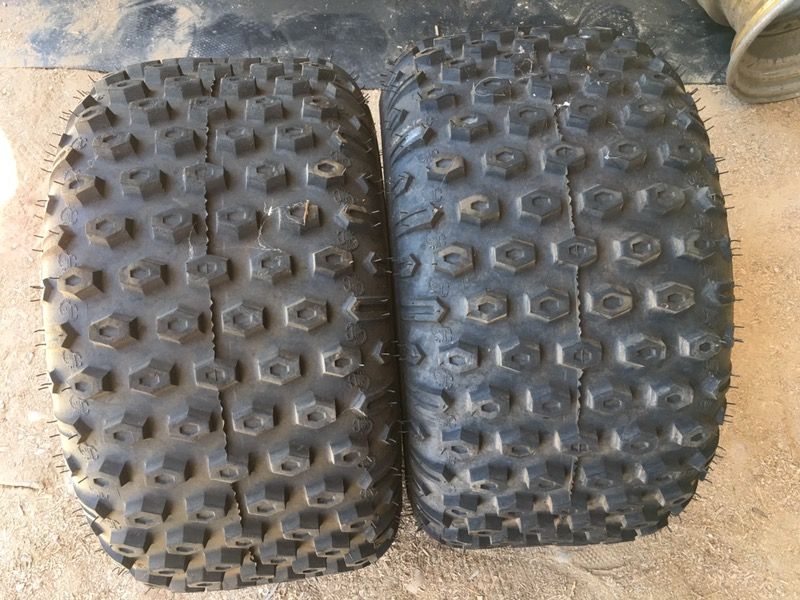 (2) Kendra Scorpion 20x10x9 Rear ATV ATC Quad Tires! Nice!