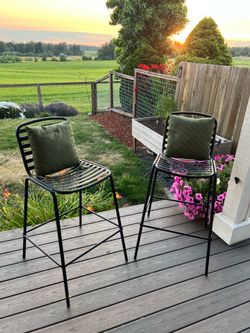 Black chairs