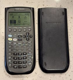 Texas Instruments TI-89 Titanium Graphing Calculator Gray Black TESTED WORKING Math