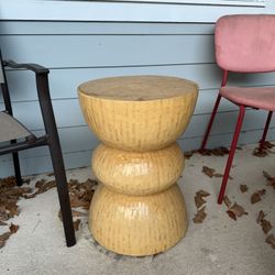 Decorative Accent Table / Side Stool — $30 📍 Pickup Only (Gainesville, FL)