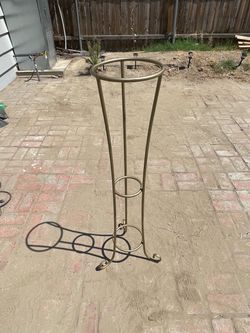Antique plant stand