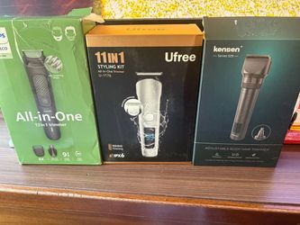 Lot of 3 Hair Trimmer Grooming Kits
