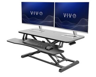 Standing desk converter