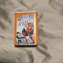 New 1996 Marvel Comics Spider-Man 4 Metal Cards