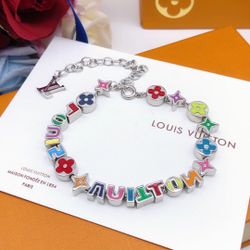 Designer's colorful bracelet