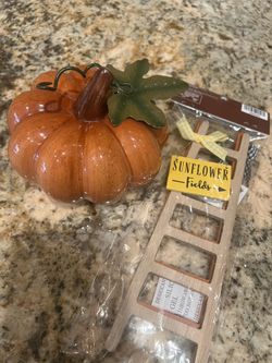 Fall Decor Tiered Tray