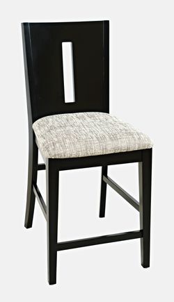 Urban Icon Black Slotback Stool (Set of 2)