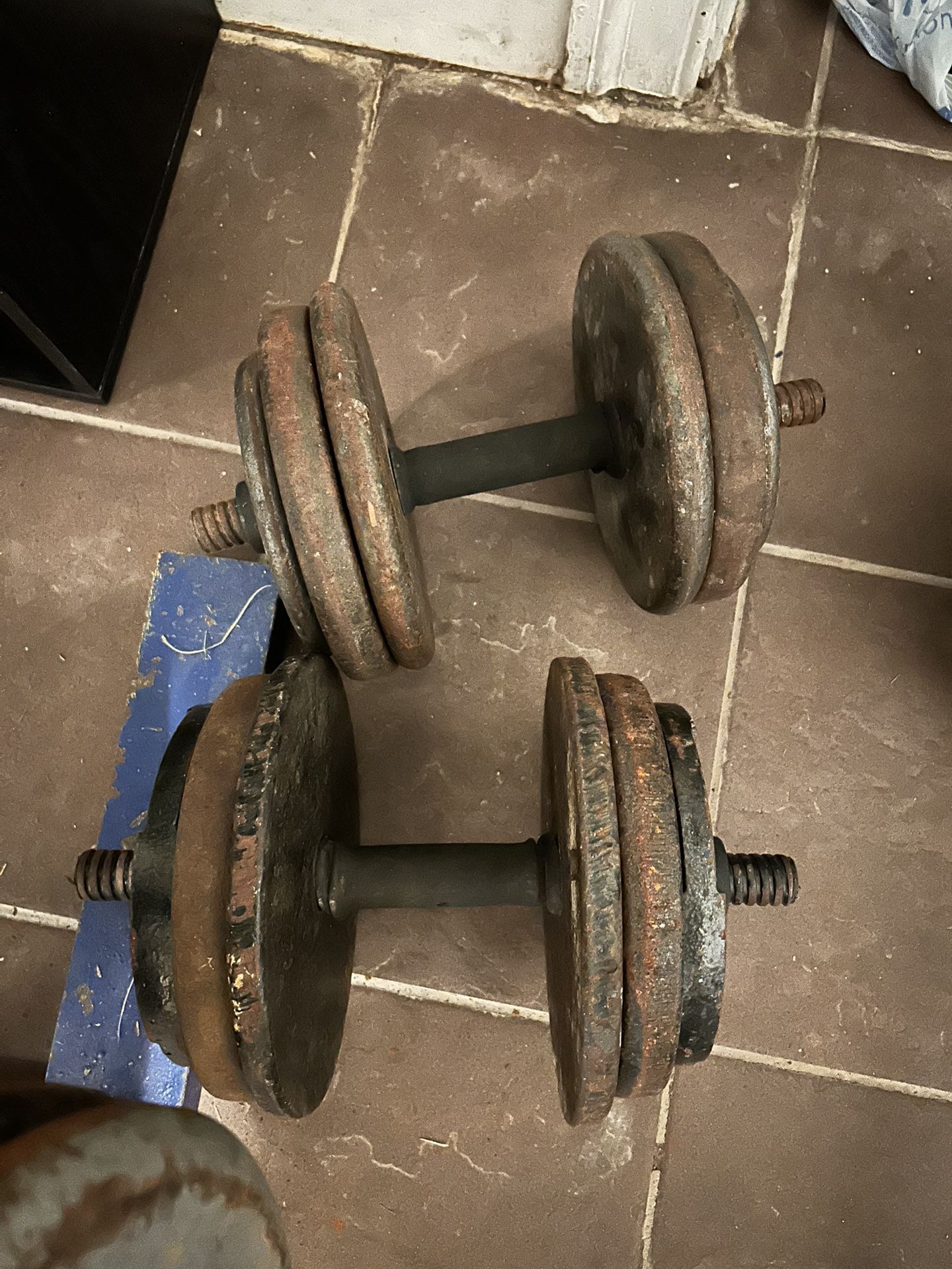 Adjustable Dumbbell Set 50 Pounds Each