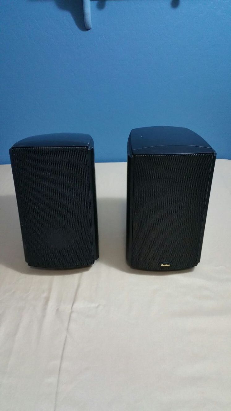 Boston Acoustics Micro 100x With MagnaGuard Magnetic Shielding Home Theater Surround Sound Speakers