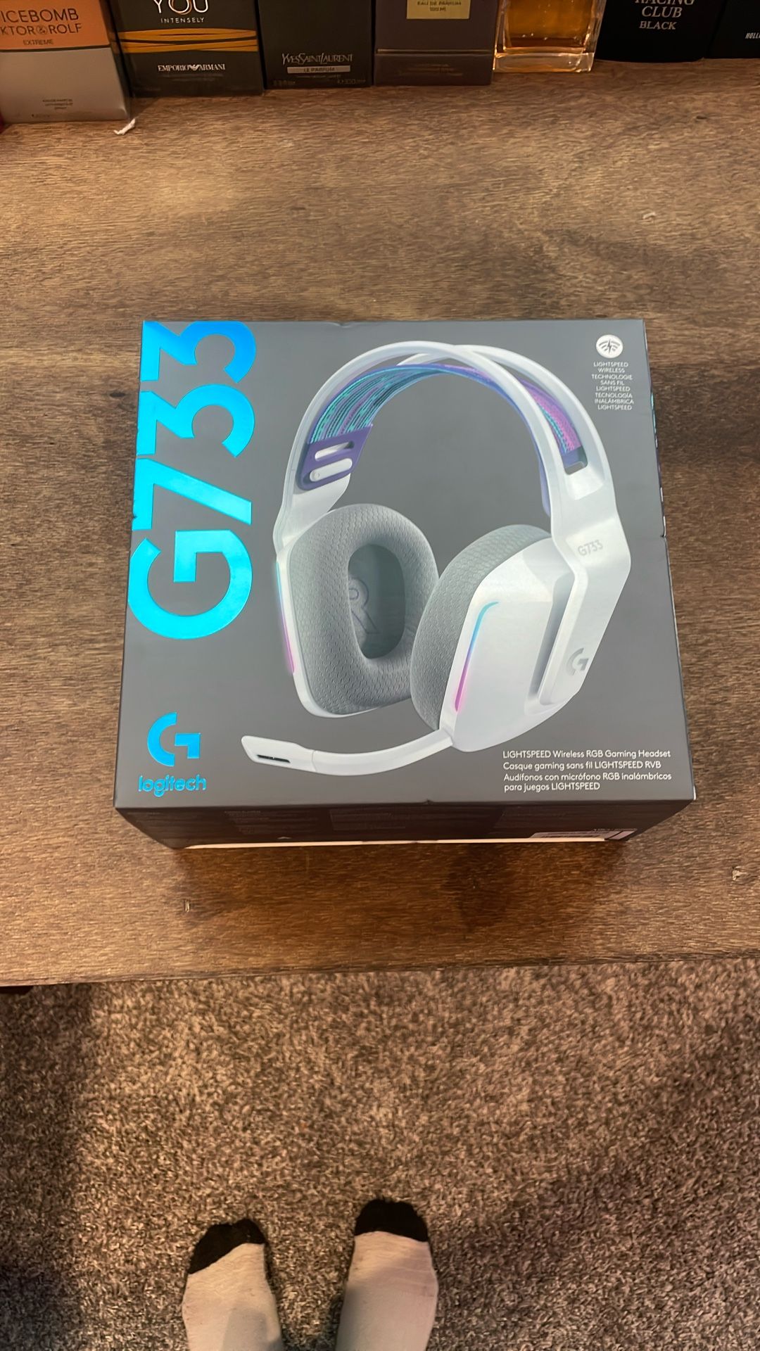  Logitech G733 White Speed, Wireless Rgb Gaming Headset White