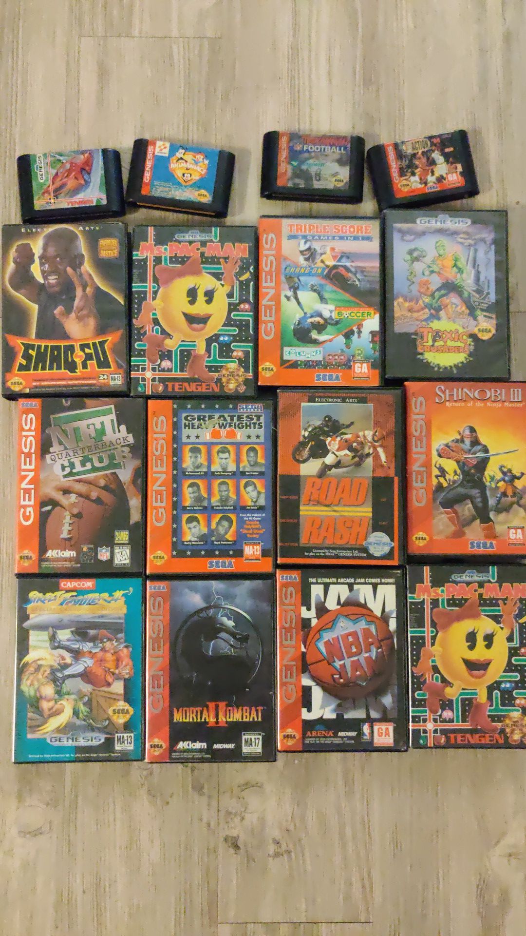 Old school Sega Genesis games