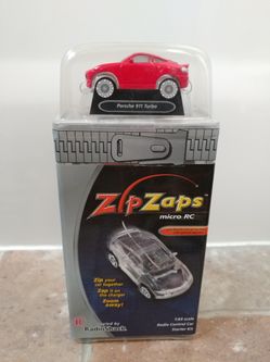 New Zip Zaps Micro RC Red Porsche 911 Turbo