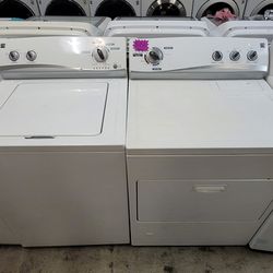 Kenmore Top Loading Washer With Agitator And Gas Dryer Set 