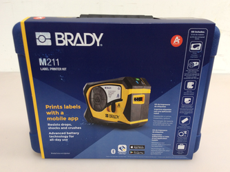 Brady M211 Portable Bluetooth Label Printer Accessory Kit M211-KIT New