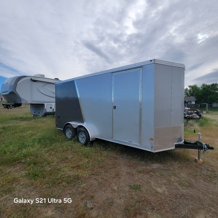 2023 Wells Cargo 7x16 Box Trailer $9500 OBO