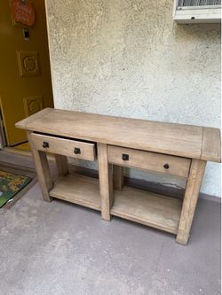 Rusty Console Table