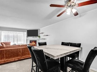 Marble Top Dining Table with 6 Chairs
