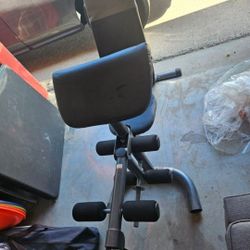 Bench And Elliptical Machine