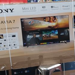 Sony 65" mini led QLED SMART 4k Ultra HDTV By Sony Bravia.  Original Box SEALED.  K65XR70C