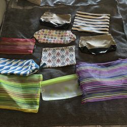 Assorted Color Cosmetic Bags