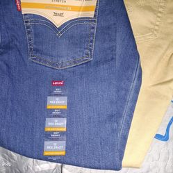 Pantalones De Mezclilla De Niño Talla 12 Años Marca Levis Cada Uno Xr $25 Los Dos Xr 45
