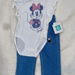Brand New Minnie Mouse Baby Set 