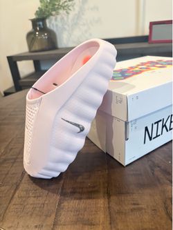 Sizes 6w, & 8w Nike Mind 001 Slide Pearl Pink (Women's)