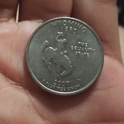 2007 D Wyoming  State  Quarter 