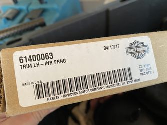 2017 Harley Faring Gasket. Both sides.