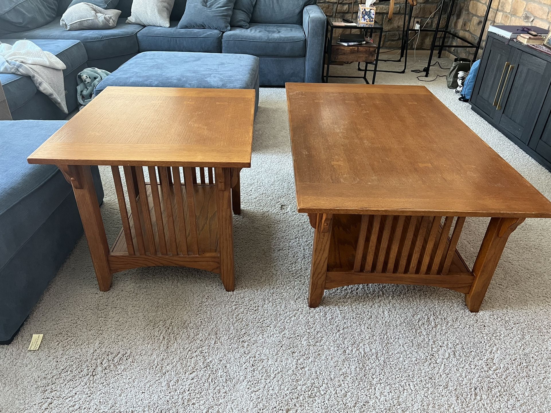 Solid Wood - Coffee Table And end Table