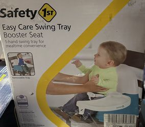 Safety 1st Easy Care Swing Tray Feeding Booster, Atlantis, Toddler -#1