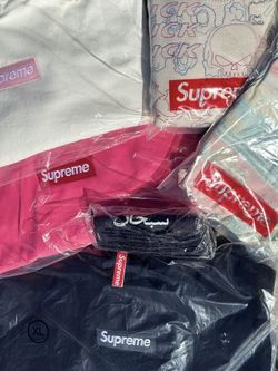 Supreme Clothing Lot - T-Shirts, Hoodies, Sweaters Size M, L, XL NEW