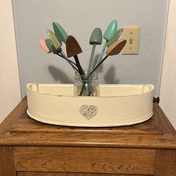 Repurposed Antique Sewing Machine Cabinet Drawer