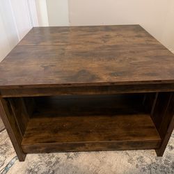 Modern Rustic Wood Coffee Table