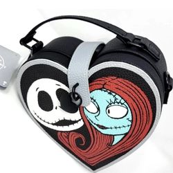 Jack And Sally Forever Heart Box Bag New With Tag