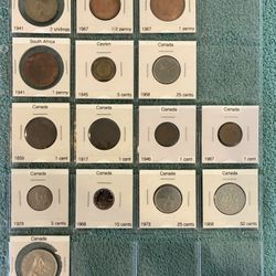 Collection of United Kingdom Coins — Set of 15 Coins