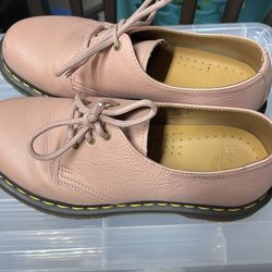 Pink Doc Martin shoes