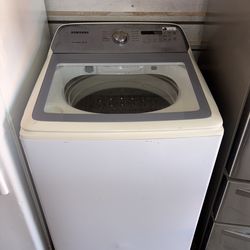 White Samsung Washer