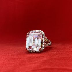 14k CZ Engagement Ring