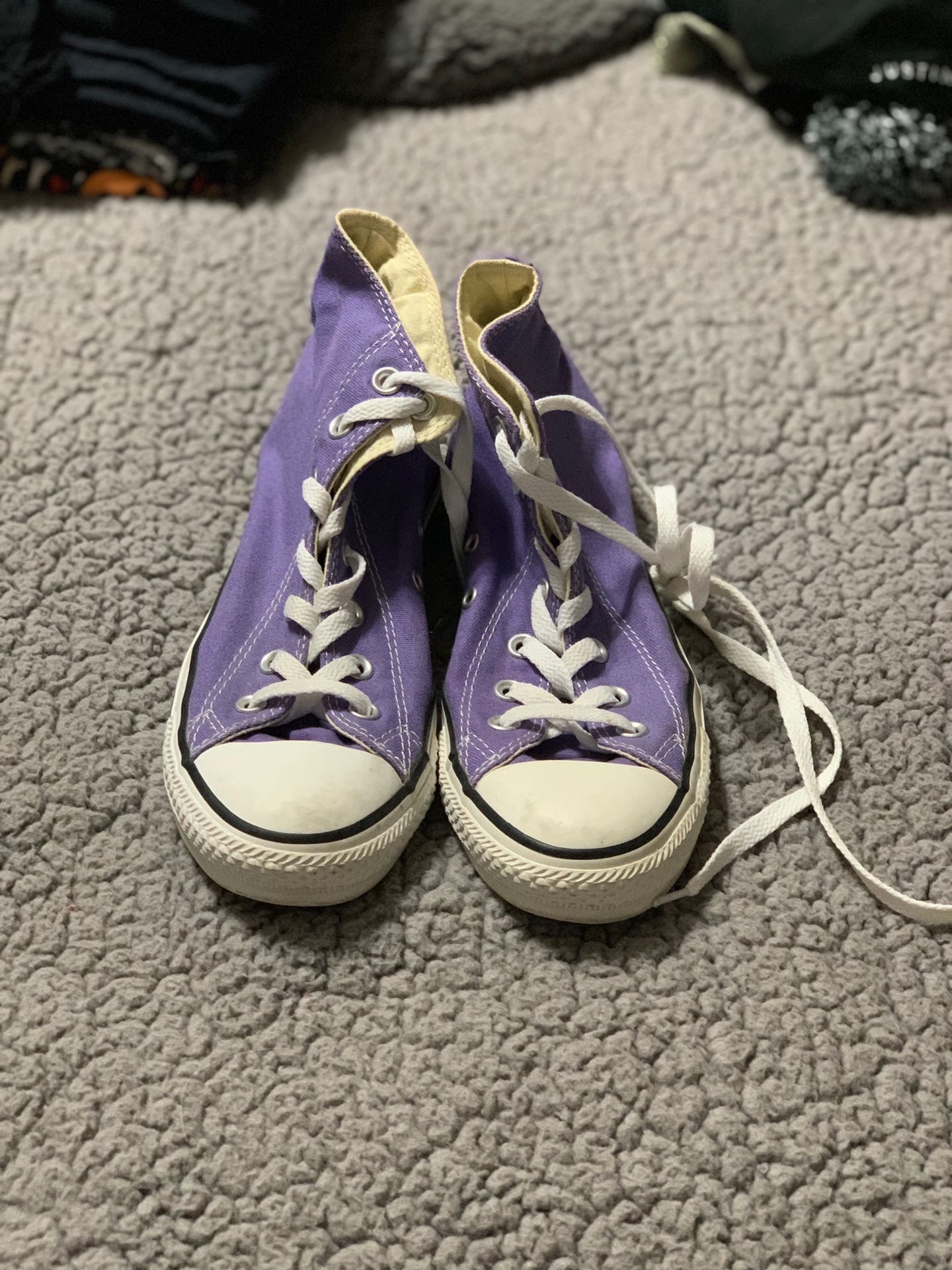 Purple converse