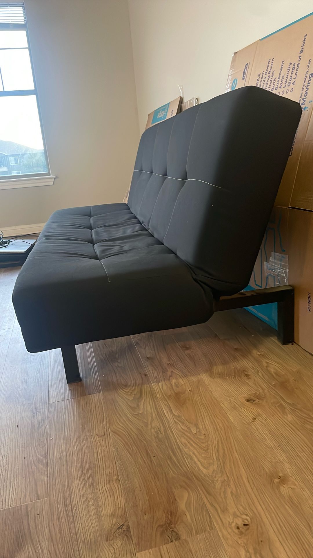 IKEA Sleeper Sofa / Futon  (Black) **MUST GO TODAY**