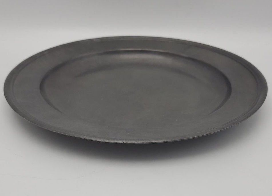 8" Colonial Tavern Style Pewter Plates, Set of 4