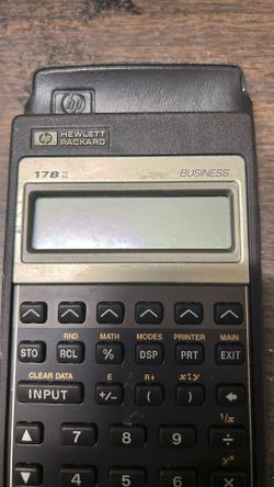 HP 17BII With Case