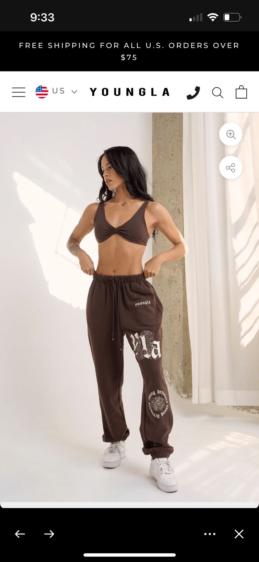 Young La Women Joggers