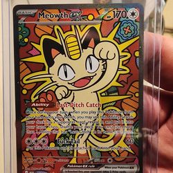 Meowth Ex 121/088 SIR pack fresh Clean Perfect Order