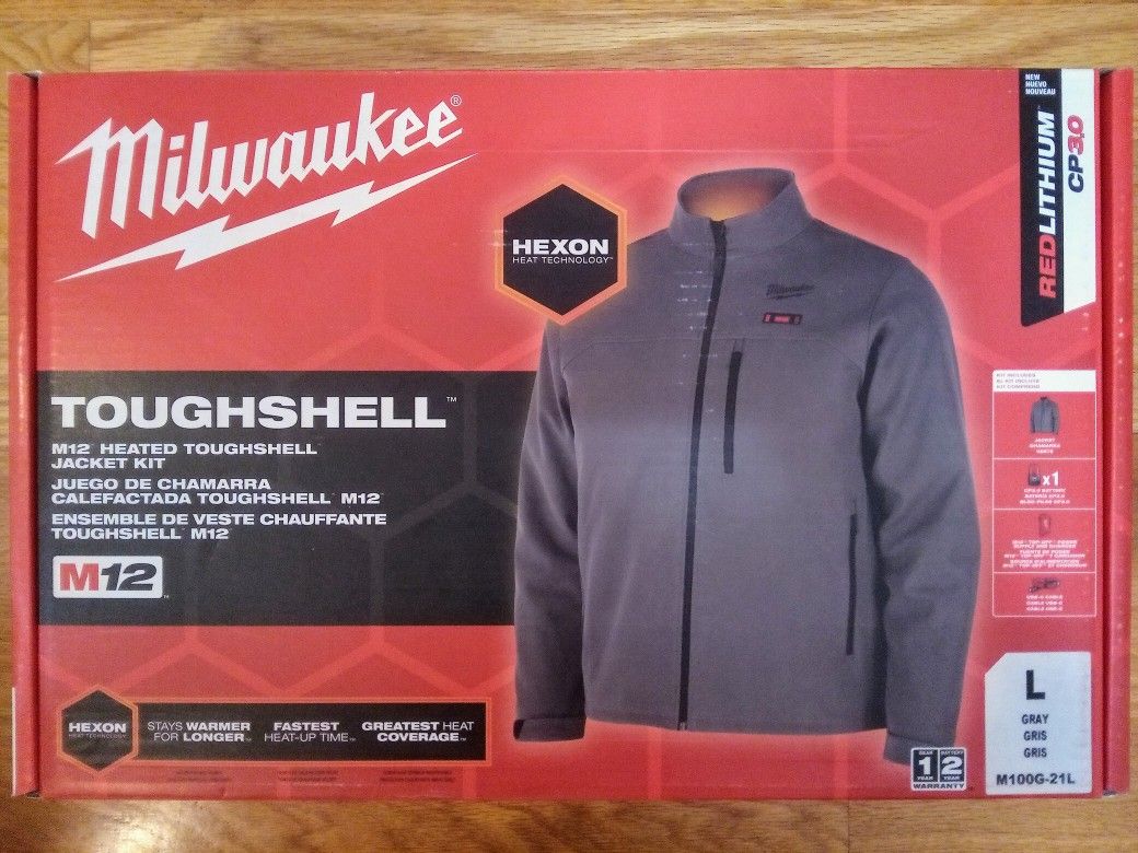 Milwaukee M12 Heated ToughShell Jacket Kit Size Large