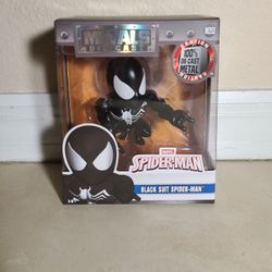 Metals Die Cast Black Suit Spider-man 